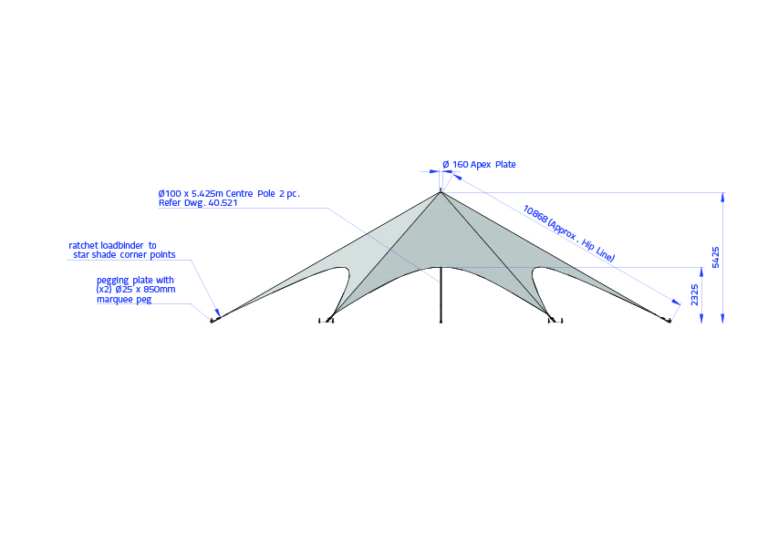  Star Canopy Large | Baytex - 1