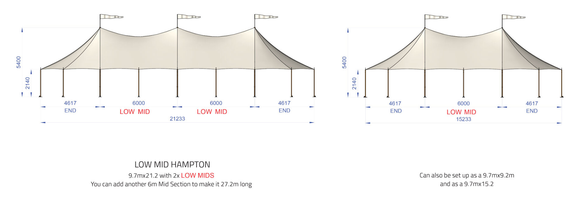  Hampton 9.7mx21.2 with High Mids | Baytex - 3