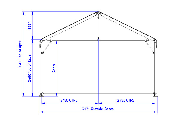  Clipframe 5m Series Gable End only | Baytex - 0